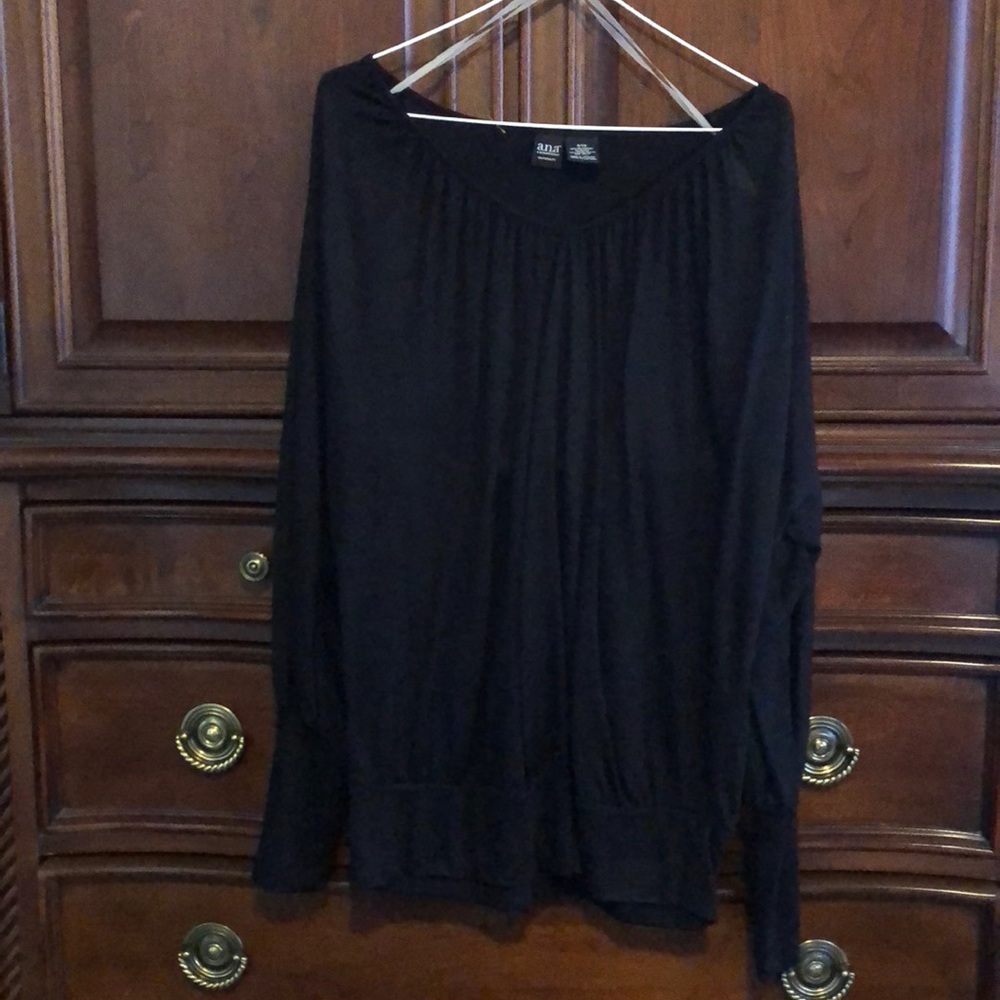 Long sleeve maternity blouse